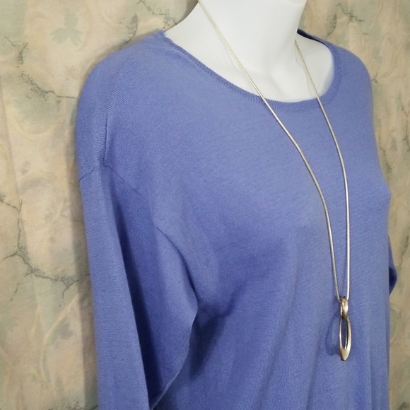 NWT Chico's Paulina pullover lilac luxe sweater 1 - Picture 2 of 6